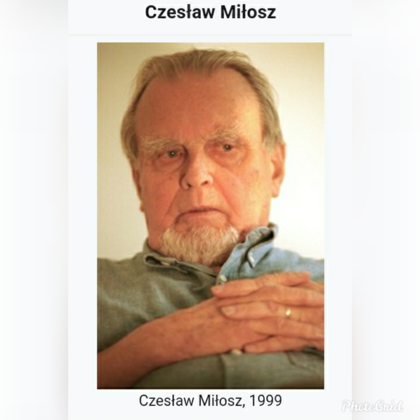 Czeslaw Milosz Poet